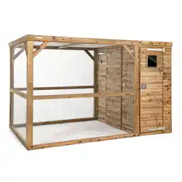Welkoop Voldux Timo - Volière - 303x203x190 cm - Rechts aanbieding