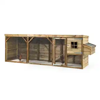 Welkoop Glorenza Toby - Kippenhok - 393x95x124 cm aanbieding