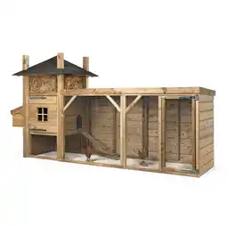 Welkoop Glorenza Hooiberg Silke - Kippenhok - 358x110x190 cm aanbieding