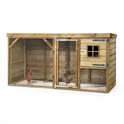 Welkoop Glorenza Daisy - Kippenhok - 243x95x124 cm aanbieding