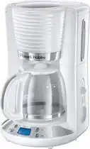 Bol.com Russell Hobbs 24390-56 Inspire Koffiezetapparaat met glazen kan - Wit aanbieding