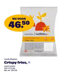 Bidfood Lamb Weston Crispy fries aanbieding