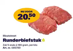 Bidfood Meatstreet Runderbiefstuk aanbieding