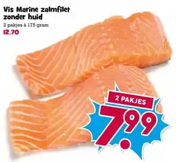 Boon`s Markt Vis Marine zalmfilet zonder huid aanbieding