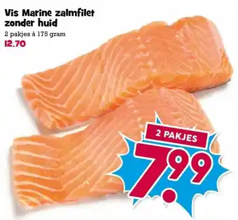 Boon`s Markt Vis Marine zalmfilet zonder huid aanbieding