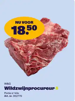 Bidfood W&G Wildzwijnprocureur aanbieding