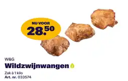 Bidfood W&G Wildzwijnwangen aanbieding