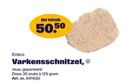Bidfood Enkco Varkensschnitzel aanbieding