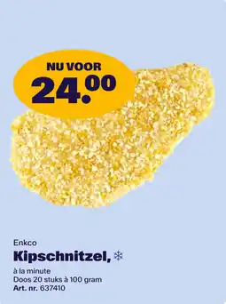 Bidfood Enkco Kipschnitzel aanbieding