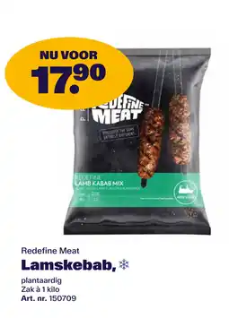 Bidfood Redefine Meat Lamskebab aanbieding
