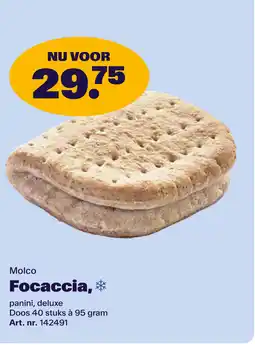 Bidfood Molco Focaccia aanbieding