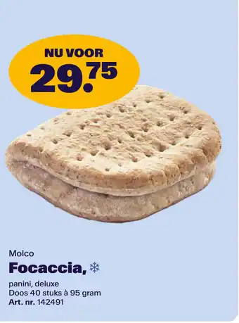 Bidfood Molco Focaccia aanbieding