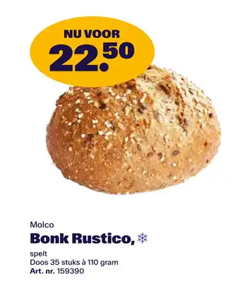 Bidfood Molco Bonk Rustico aanbieding