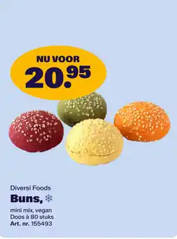 Bidfood Diversi Foods Buns aanbieding