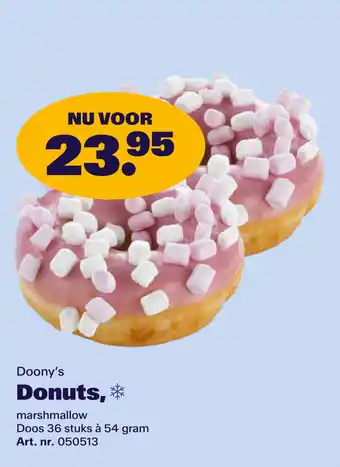Bidfood Doony's Donuts aanbieding