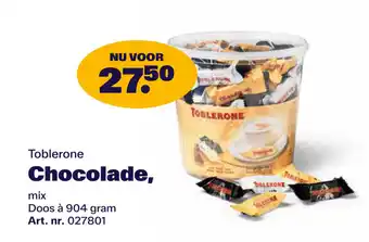 Bidfood Toblerone Chocolade aanbieding