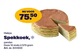Bidfood Hekos Spekkoek aanbieding