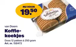 Bidfood van Doorn Koffie koekjes aanbieding