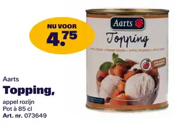 Bidfood Aarts Topping aanbieding