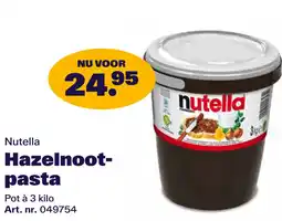 Bidfood Nutella Hazelnoot pasta aanbieding