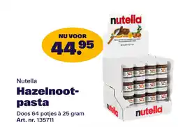 Bidfood Nutella Hazelnoot pasta aanbieding
