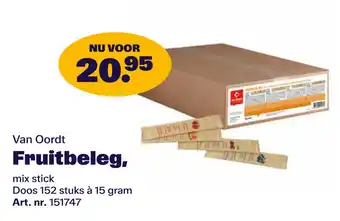 Bidfood Van Oordt Fruitbeleg aanbieding