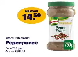Bidfood Knorr Professional Professional Peper Puree aanbieding