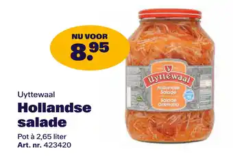 Bidfood Uyttewaal Hollandse salade aanbieding