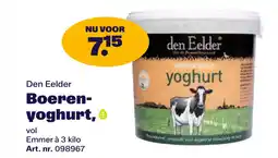Bidfood Den Eelder Boeren yoghurt, aanbieding