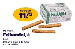 Bidfood De Vries Frikandel aanbieding