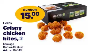 Bidfood Hekos Crispy chicken bites aanbieding