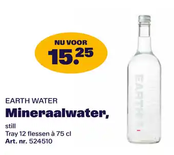 Bidfood EARTH WATER Mineraalwater aanbieding