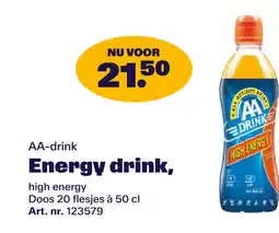 Bidfood AA-drink Energy drink aanbieding