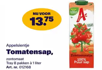 Bidfood Appelsientje Tomatensap aanbieding