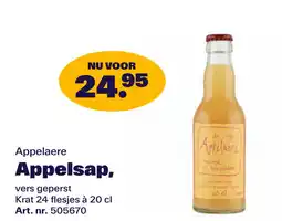 Bidfood Appelaere Appelsap aanbieding