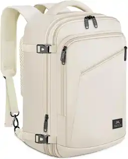 Amazon MATEIN Handbagage rugzak vliegtuig voor handbagage, beige, Ryanair 40x20x25cm, Zakelijk aanbieding