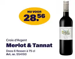 Bidfood Croix d'Argent Merlot & Tannat aanbieding
