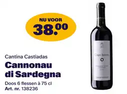 Bidfood Cantina Castiadas Cannonau di Sardegna aanbieding