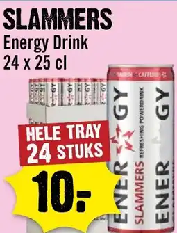 Dirck 3 Slammers Energy drink aanbieding