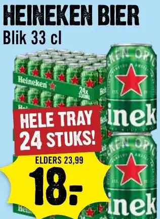 Dirck 3 Heineken bier aanbieding