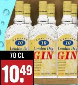 Dirck 3 Quality 10 London Dry Gin aanbieding