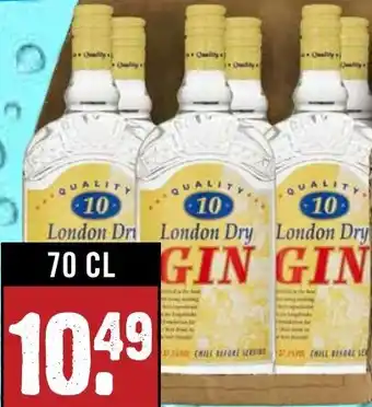 Dirck 3 Quality 10 London Dry Gin aanbieding