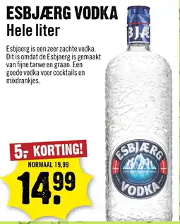 Dirck 3 ESBJÆRG VODKA aanbieding