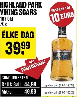 Dirck 3 Highland Park Viking Scars 10Y Old aanbieding