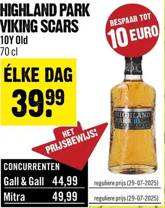 Dirck 3 Highland Park Viking Scars 10Y Old aanbieding