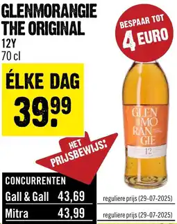 Dirck 3 Glenmorangie the original 12Y aanbieding