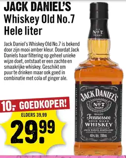 Dirck 3 JACK DANIEL'S Whiskey Old No.7 aanbieding