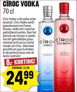 Dirck 3 CÎROC VODKA aanbieding