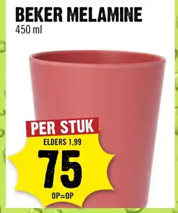 Dirck 3 Beker melamine aanbieding