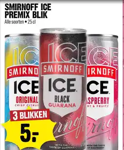 Dirck 3 Smirnoff ice premix blik aanbieding